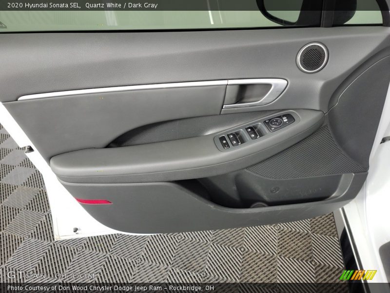 Quartz White / Dark Gray 2020 Hyundai Sonata SEL