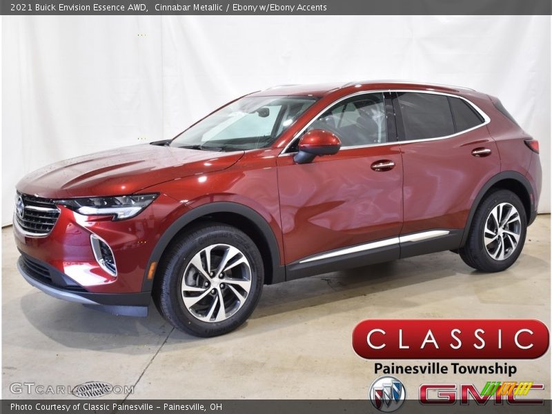 Cinnabar Metallic / Ebony w/Ebony Accents 2021 Buick Envision Essence AWD