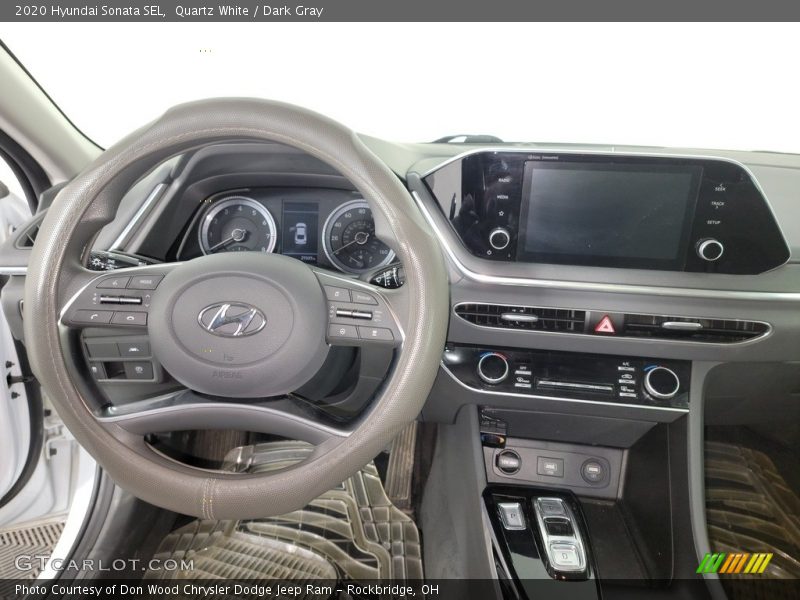 Quartz White / Dark Gray 2020 Hyundai Sonata SEL