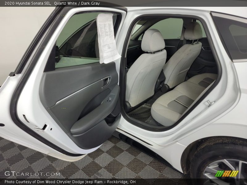 Quartz White / Dark Gray 2020 Hyundai Sonata SEL