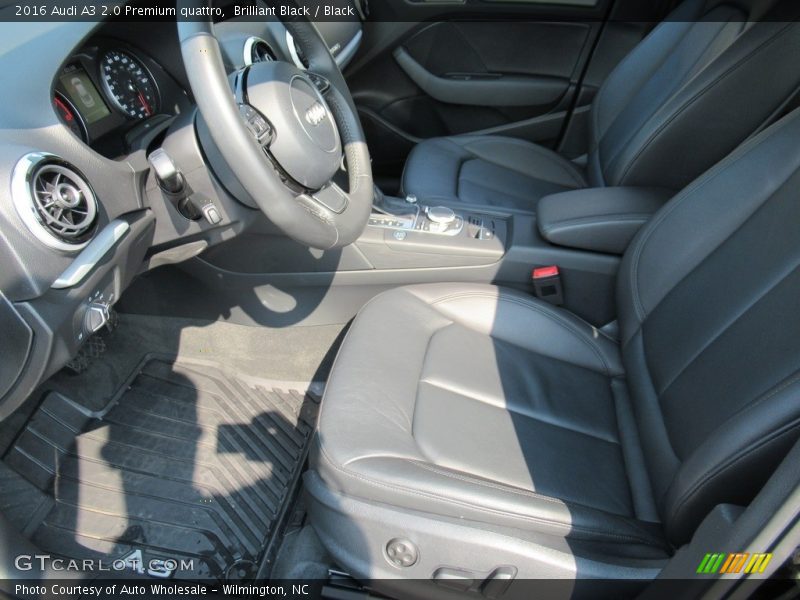 Brilliant Black / Black 2016 Audi A3 2.0 Premium quattro