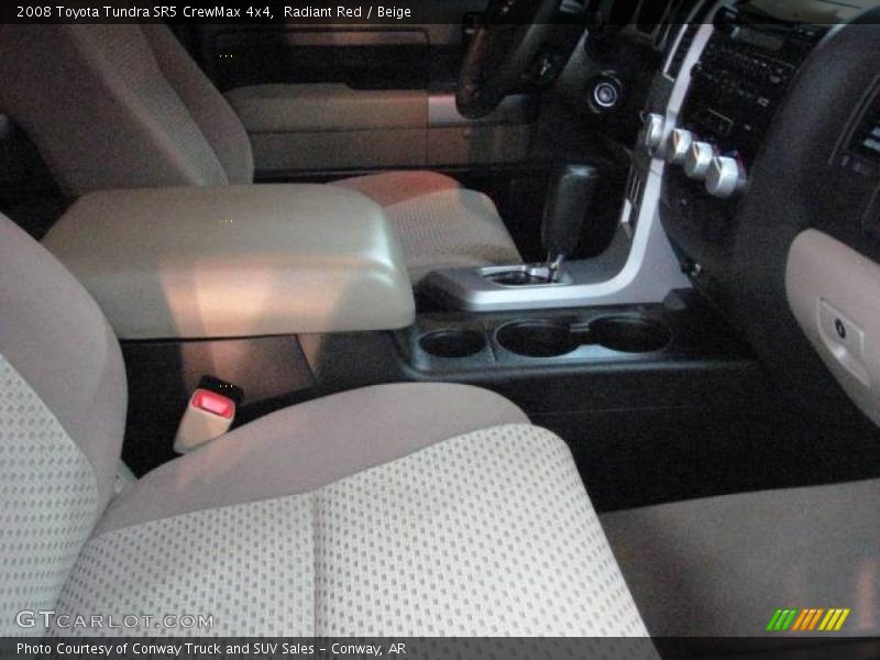 Radiant Red / Beige 2008 Toyota Tundra SR5 CrewMax 4x4