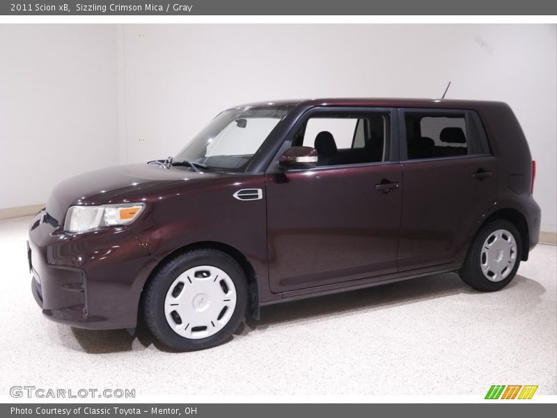Sizzling Crimson Mica / Gray 2011 Scion xB