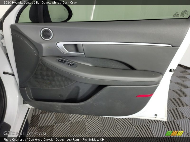 Quartz White / Dark Gray 2020 Hyundai Sonata SEL