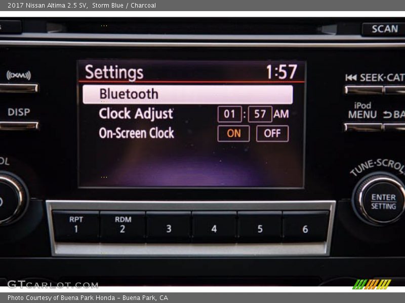 Storm Blue / Charcoal 2017 Nissan Altima 2.5 SV