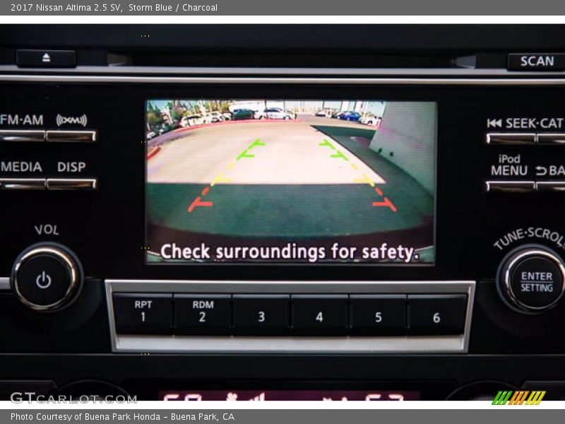 Storm Blue / Charcoal 2017 Nissan Altima 2.5 SV