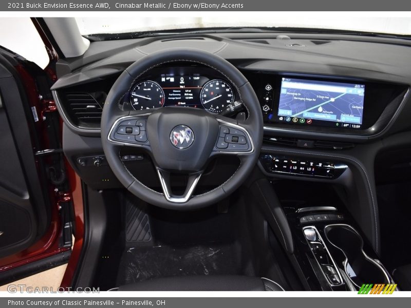 Cinnabar Metallic / Ebony w/Ebony Accents 2021 Buick Envision Essence AWD