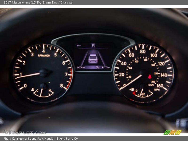 Storm Blue / Charcoal 2017 Nissan Altima 2.5 SV