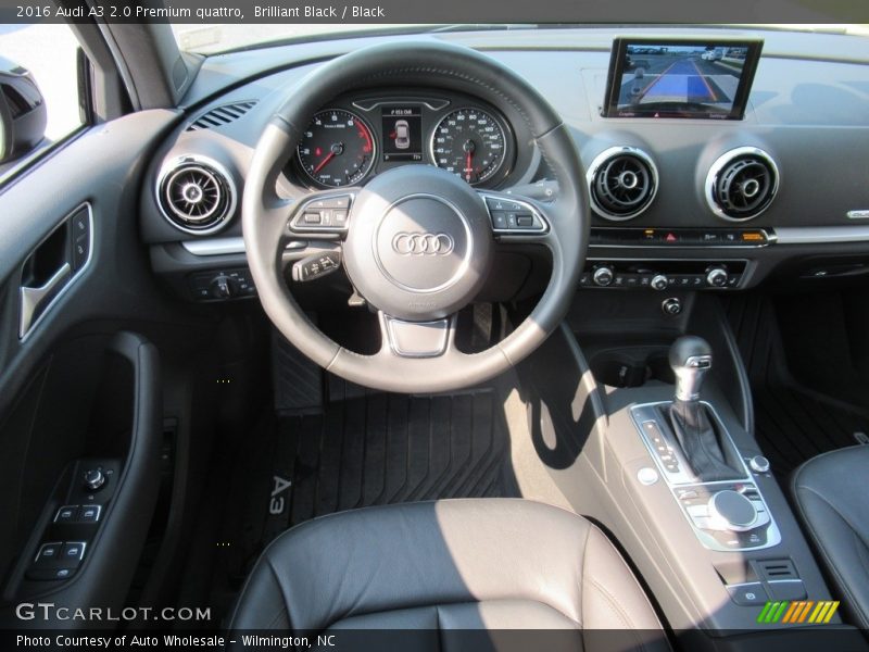 Brilliant Black / Black 2016 Audi A3 2.0 Premium quattro