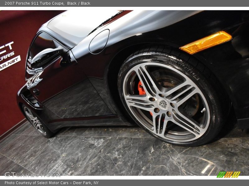 Black / Black 2007 Porsche 911 Turbo Coupe