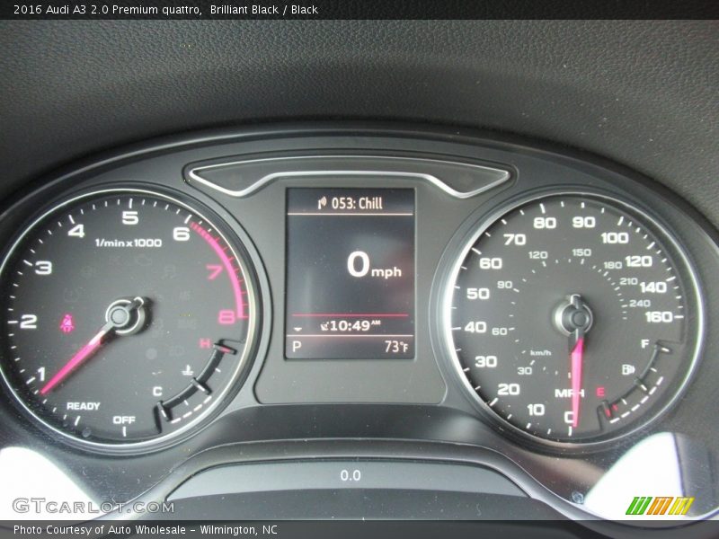 Brilliant Black / Black 2016 Audi A3 2.0 Premium quattro