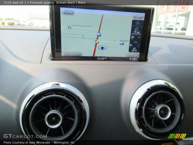 Brilliant Black / Black 2016 Audi A3 2.0 Premium quattro