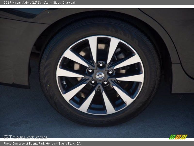 Storm Blue / Charcoal 2017 Nissan Altima 2.5 SV