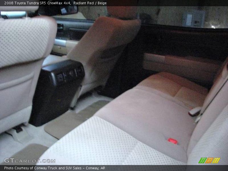 Radiant Red / Beige 2008 Toyota Tundra SR5 CrewMax 4x4