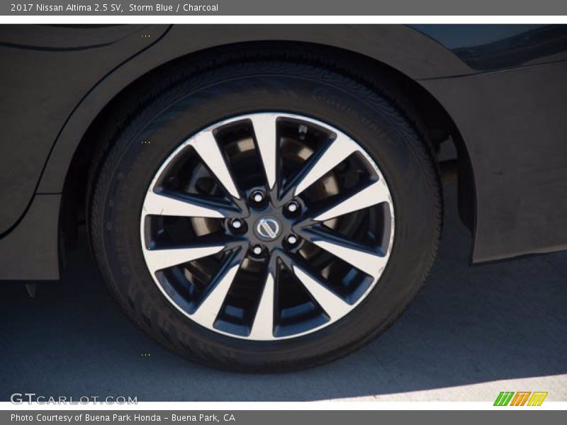 Storm Blue / Charcoal 2017 Nissan Altima 2.5 SV