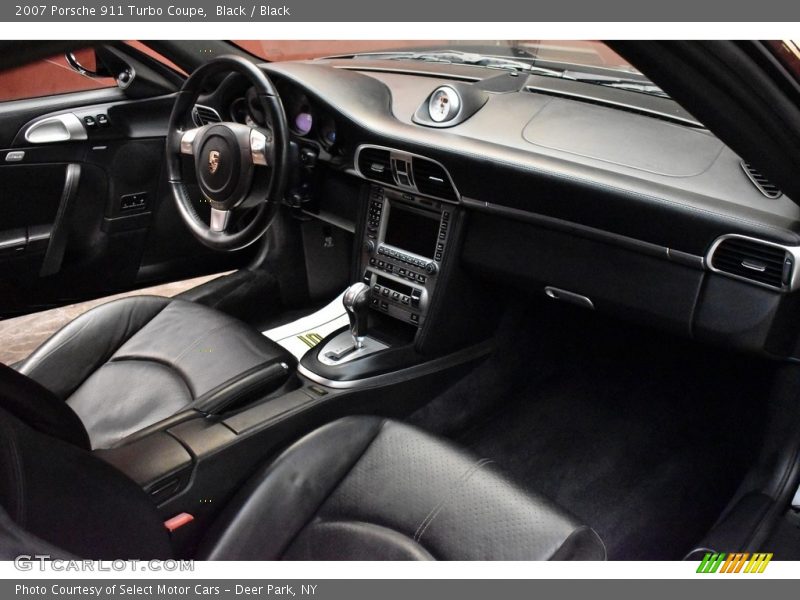 Black / Black 2007 Porsche 911 Turbo Coupe