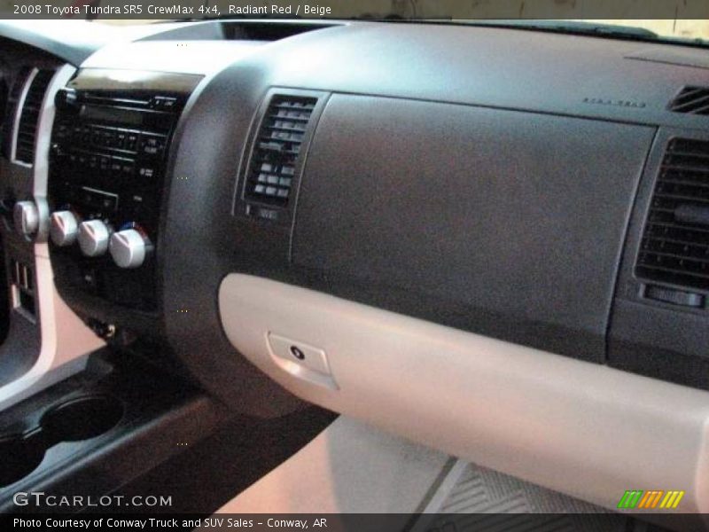 Radiant Red / Beige 2008 Toyota Tundra SR5 CrewMax 4x4