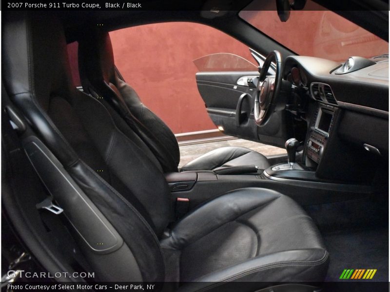 Black / Black 2007 Porsche 911 Turbo Coupe