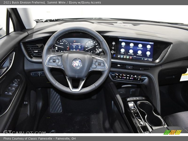 Summit White / Ebony w/Ebony Accents 2021 Buick Envision Preferred