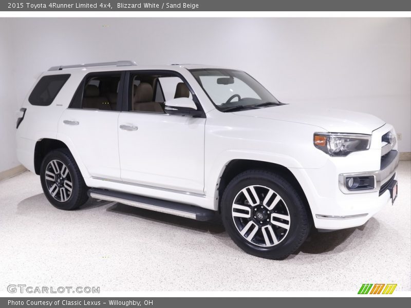 Blizzard White / Sand Beige 2015 Toyota 4Runner Limited 4x4