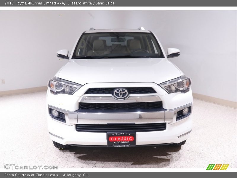 Blizzard White / Sand Beige 2015 Toyota 4Runner Limited 4x4