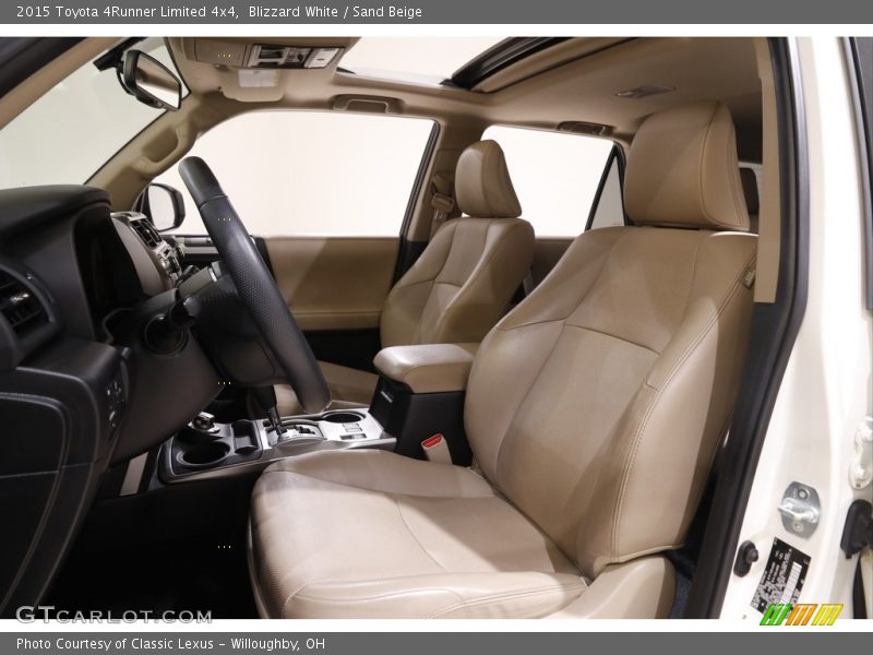 Blizzard White / Sand Beige 2015 Toyota 4Runner Limited 4x4