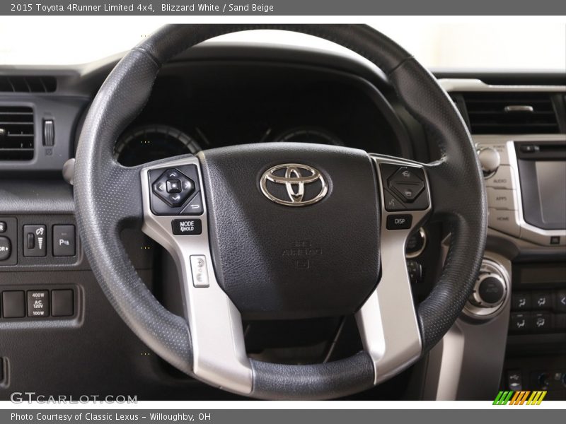 Blizzard White / Sand Beige 2015 Toyota 4Runner Limited 4x4
