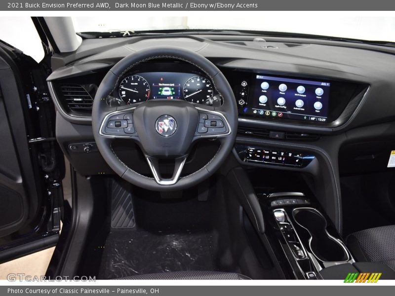 Dark Moon Blue Metallic / Ebony w/Ebony Accents 2021 Buick Envision Preferred AWD