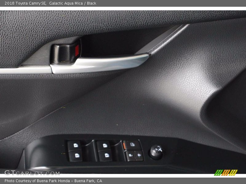 Galactic Aqua Mica / Black 2018 Toyota Camry SE