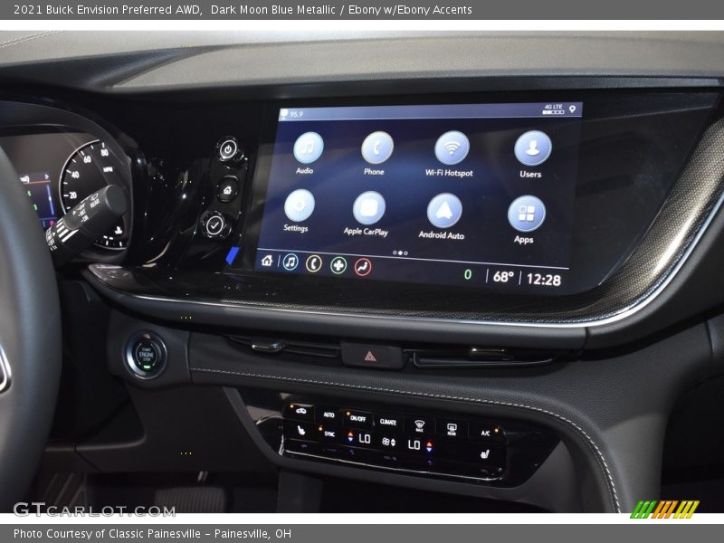 Dark Moon Blue Metallic / Ebony w/Ebony Accents 2021 Buick Envision Preferred AWD