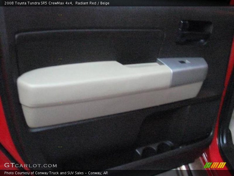 Radiant Red / Beige 2008 Toyota Tundra SR5 CrewMax 4x4