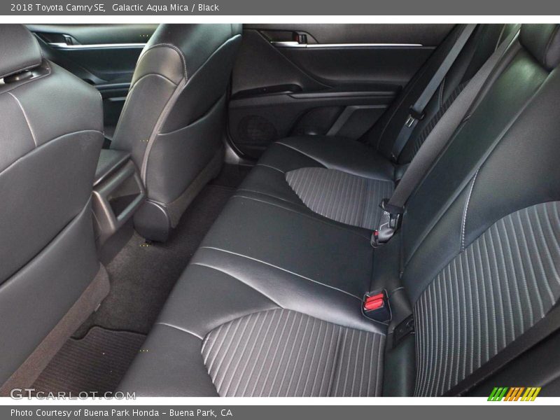 Galactic Aqua Mica / Black 2018 Toyota Camry SE