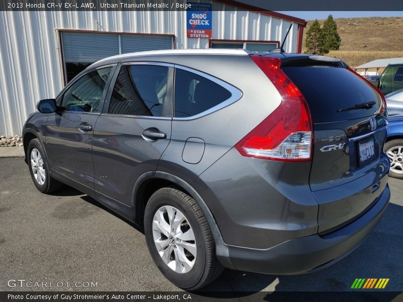Urban Titanium Metallic / Beige 2013 Honda CR-V EX-L AWD