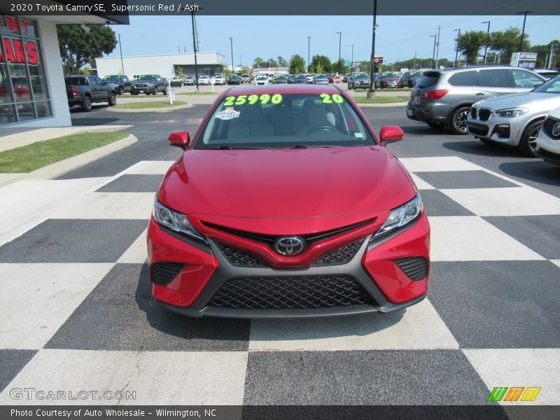 Supersonic Red / Ash 2020 Toyota Camry SE