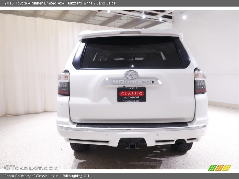Blizzard White / Sand Beige 2015 Toyota 4Runner Limited 4x4