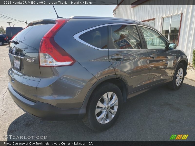 Urban Titanium Metallic / Beige 2013 Honda CR-V EX-L AWD