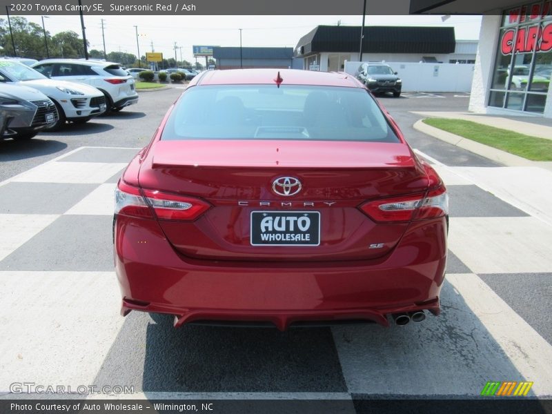 Supersonic Red / Ash 2020 Toyota Camry SE