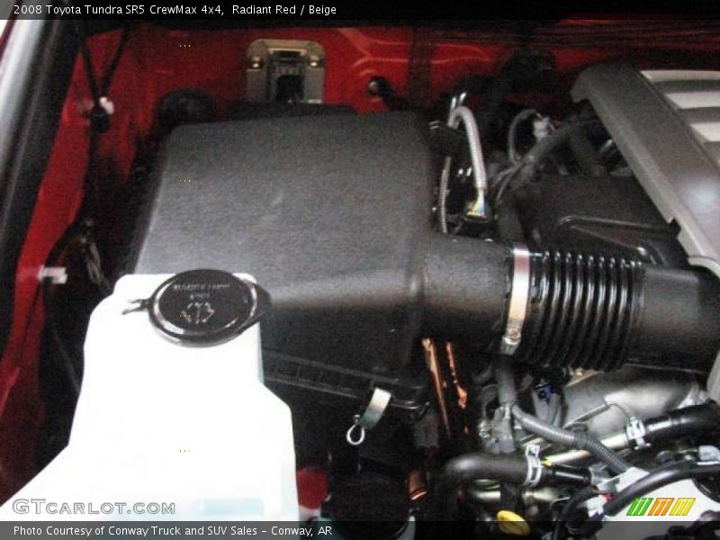 Radiant Red / Beige 2008 Toyota Tundra SR5 CrewMax 4x4