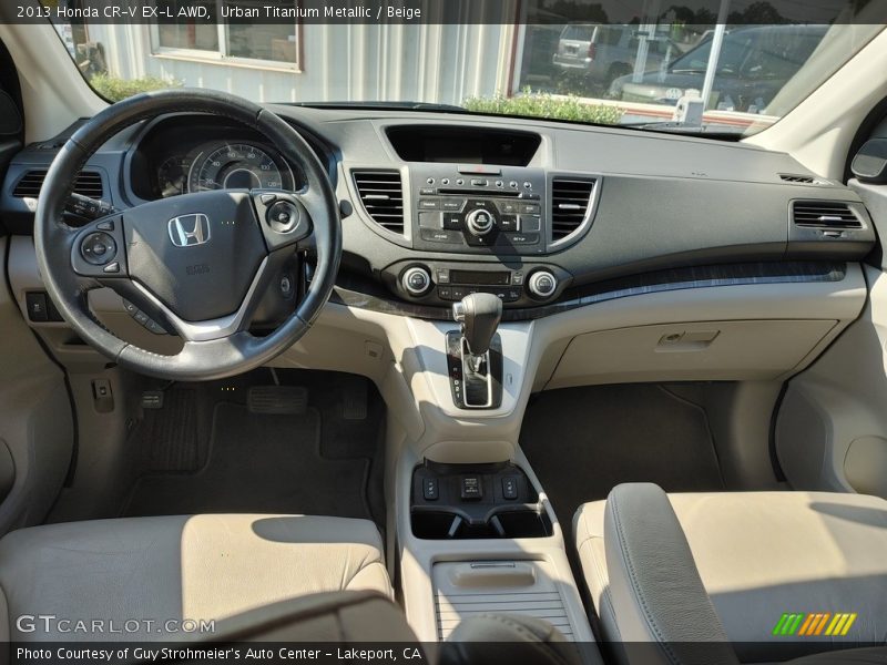 Urban Titanium Metallic / Beige 2013 Honda CR-V EX-L AWD