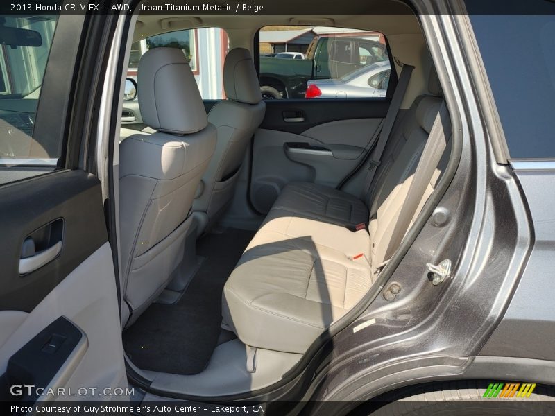 Urban Titanium Metallic / Beige 2013 Honda CR-V EX-L AWD