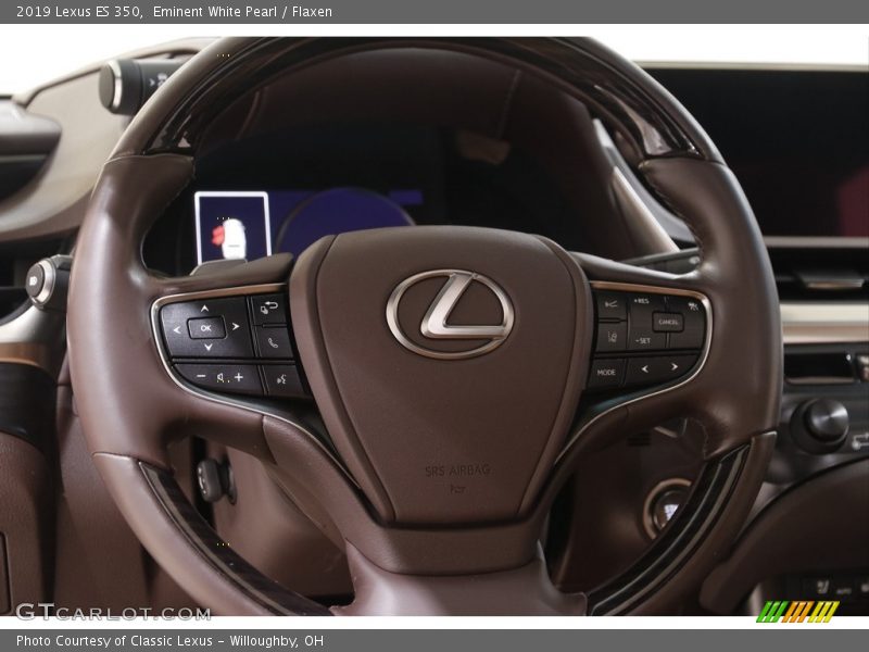 Eminent White Pearl / Flaxen 2019 Lexus ES 350