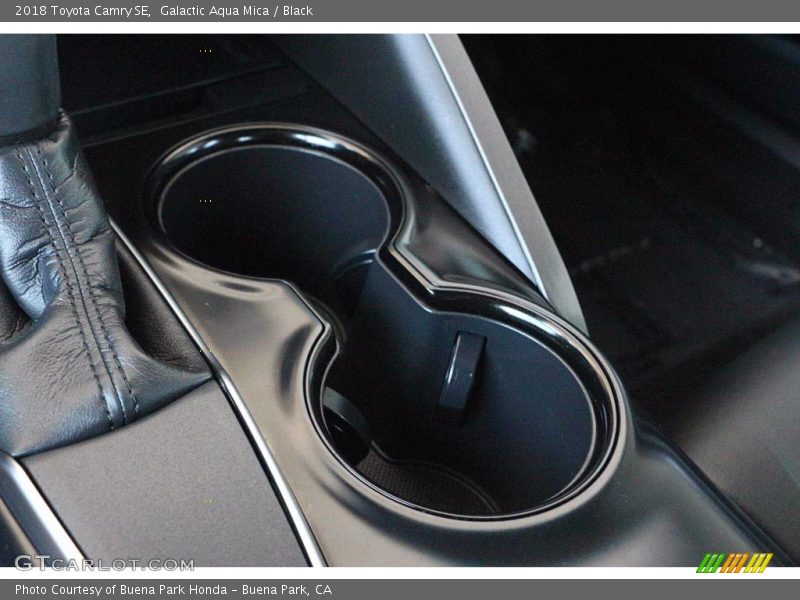 Galactic Aqua Mica / Black 2018 Toyota Camry SE