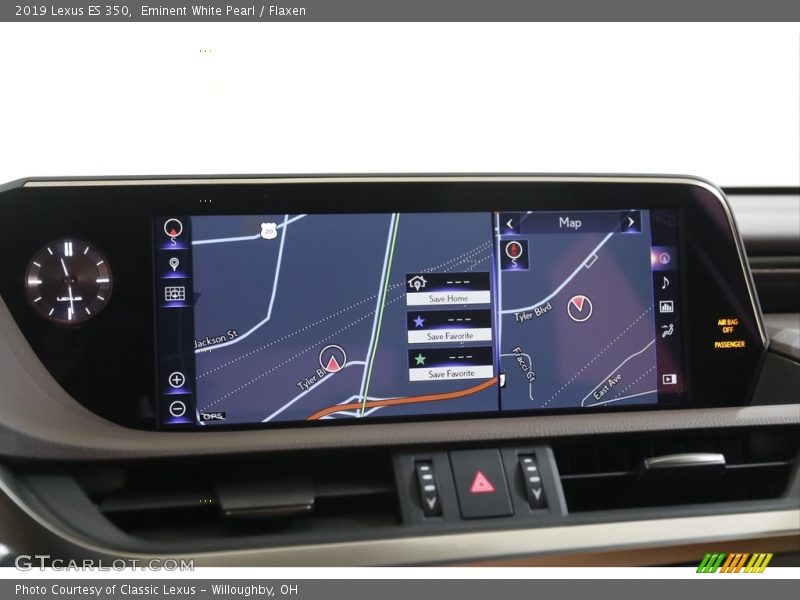 Eminent White Pearl / Flaxen 2019 Lexus ES 350