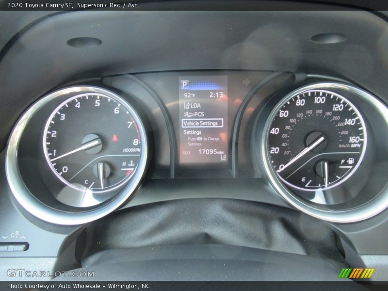 Supersonic Red / Ash 2020 Toyota Camry SE