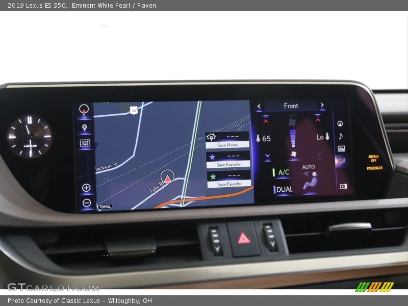Eminent White Pearl / Flaxen 2019 Lexus ES 350