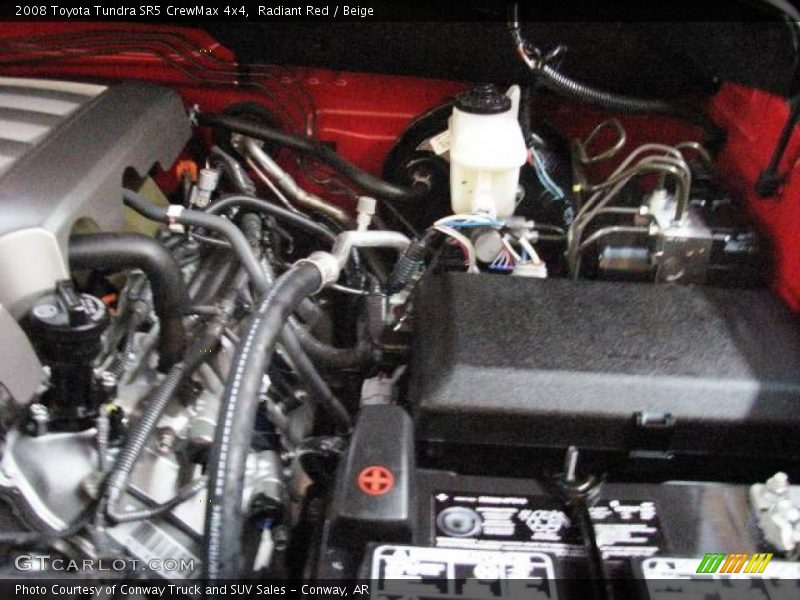 Radiant Red / Beige 2008 Toyota Tundra SR5 CrewMax 4x4