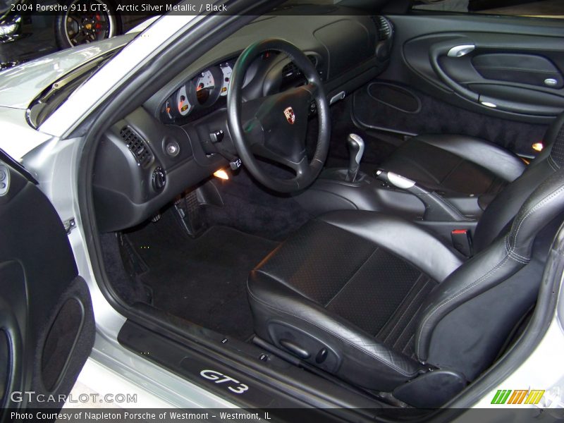 Arctic Silver Metallic / Black 2004 Porsche 911 GT3