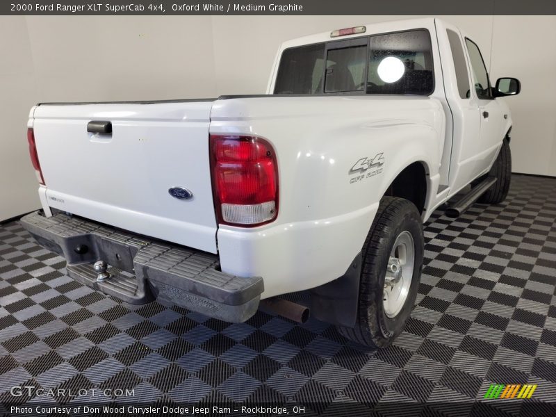 Oxford White / Medium Graphite 2000 Ford Ranger XLT SuperCab 4x4