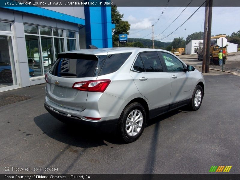 Silver Ice Metallic / Jet Black 2021 Chevrolet Equinox LT AWD