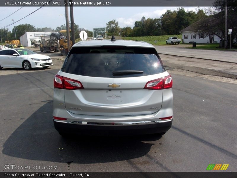 Silver Ice Metallic / Jet Black 2021 Chevrolet Equinox LT AWD